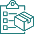 Package delivery checklist illustration
