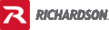 Richardson logo with a red background and white stylized 'R'.